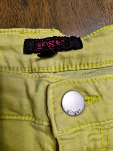 Neon Retro Denim Shorts