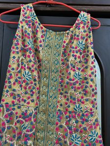 Vintage Floral Print Maxi Dress