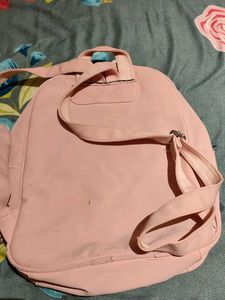 Pink Backpack with Bunny
