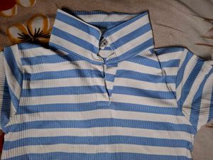 Striped Polo top