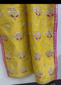 Pakistani 3pc set + Jhumkas matching