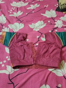 Sea Blue Emboss Silk Saree...