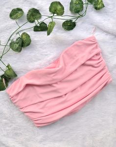 Zara Bustier Corset Pink Top