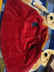 Red Padded Winter Jacket