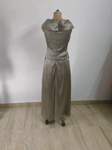 Vintage Satin Evening Gown