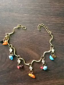 Gemstone Charm Bracelet