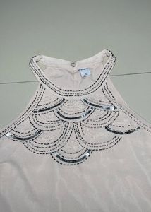 Zebra Halter Neck Top