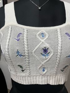 White Embroidered Top