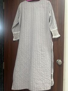 Classy Pure Cotton Grey Kurta Sets