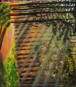 An Oil Pestle Drawing