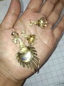 🎀New💥 Peacock AD Necklace Set