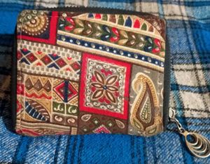 Boho Ethnic Print Mini Wallet