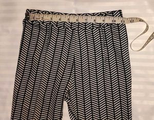 PATTERNED FLARE PANTS