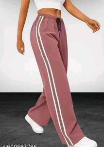 Trendy Track Pants with Stripes
