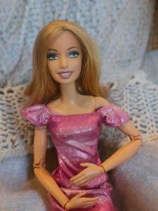 Barbie Doll in Pink Dress