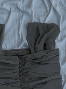 Ruched Detail Corset Top