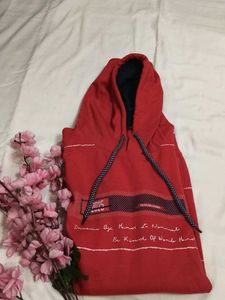 Red Graphic Hoodie