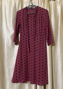 Polka Dot Midi Dress