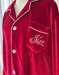 Unisex Velvet Pajama Top