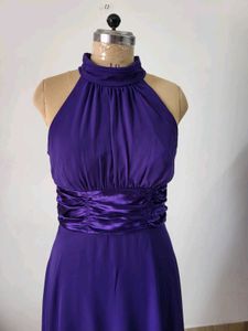 Purple Halter Dress