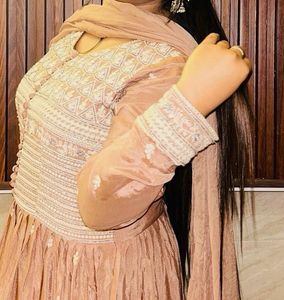 Beautiful Nude pink suit/Gown