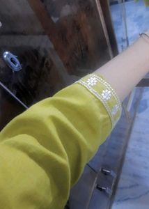 Mehendi Colour Kurta