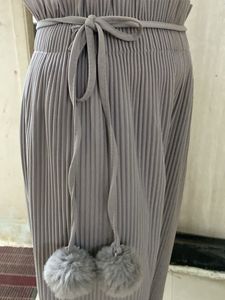 Lavender Plazo Pants With Cute lace