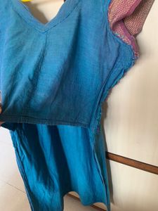 Pure Cotton Kurta &amp; Salwar/patiyala Set