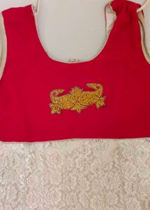 Red Embellished Lehenga Choli