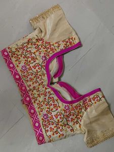 Golden Pink Yello Color Blouse