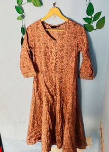 Simple Long Kurta Brown ❤️❤️❤️💙💙💙