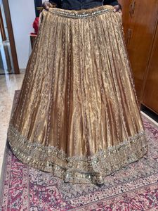 Sangeet Ready To Wear Lehenga Golden Shimmer