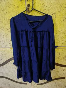 Beautiful Oversized Navy Blue Dress
