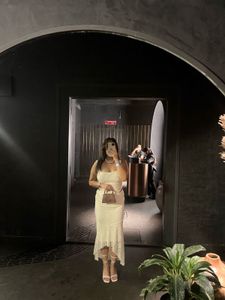 Elegant White Lace Dress