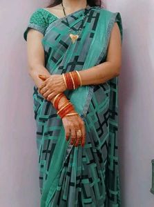 Stylish Patterned Saree