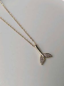 Golden Mermaid Tail Necklace