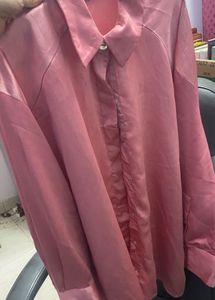 Zara Pink Shirt oversized