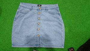 Slimfit Blue Denim skirt