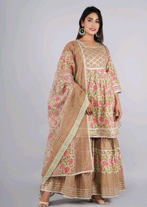 Floral Print Kurta Set