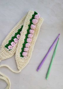 Crochet Tulip Headpiece