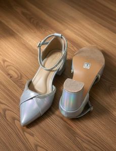 Elegant Silver Heels