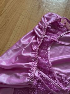 Cute Salon Lace Detailed Sleepwear Top