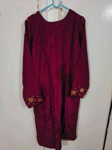 Beautiful Maroon kurta set