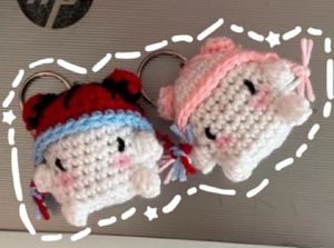 !!RESTOCK!! Cute Crochet Spiderman Keychain