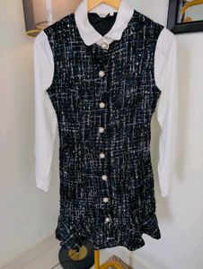 Chic Tweed Mini Dress