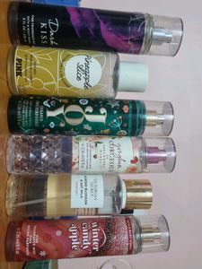 6 of Body mists BBW AND VS