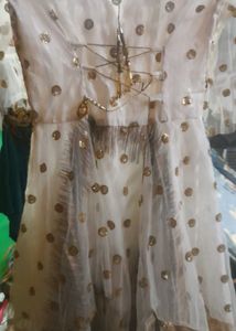 Elegant White Dress with Sequins