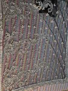 🆕 ✅Black Net Saree With Silver Designer Work🖤🖤