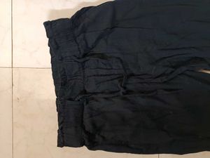 Black Linen Trousers