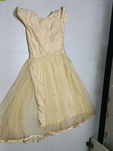 Elegant Gold Ethnic Gown